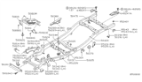 Diagram for 2001 Nissan Frontier Engine Mount - 50321-01G30