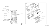 Diagram for 1997 Nissan 240SX Transfer Case Output Shaft Snap Ring - 31506-41X13