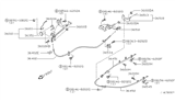 Diagram for 2003 Nissan Xterra Parking Brake Cable - 36530-8Z300