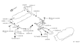 Diagram for Nissan Fuel Line Clamps - 16439-V5004