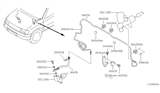 Diagram for 2000 Nissan Frontier Hydraulic Hose - 30850-4S110