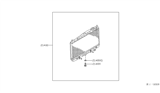 Diagram for Nissan Frontier Radiator - 21460-3S600