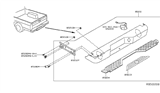 Diagram for 1998 Nissan Frontier Bumper - 85010-8B425