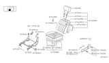 Diagram for 2002 Nissan Xterra Seat Motor - 87450-2Z620