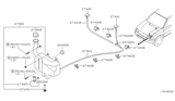 Diagram for 2003 Nissan Frontier Washer Reservoir - 28910-9Z410