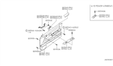 Diagram for 2002 Nissan Frontier Armrest - 80941-9Z402