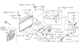 Diagram for 2004 Nissan Frontier Radiator fan - 92120-9Z400