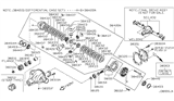 Diagram for 2000 Nissan Xterra Differential Cover - 38350-8B401