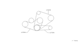 Diagram for 2003 Nissan Xterra Drive Belt - 11920-7B405