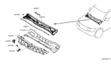 Diagram for 2018 Nissan Armada Weather Strip - 66830-1LA0A