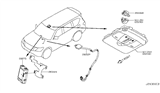 Diagram for Nissan Armada Antenna - 28212-6GW0A