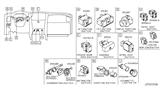 Diagram for Nissan Armada Turn Signal Switch - 25560-1AA8E