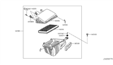 Diagram for 2020 Nissan Armada Air Filter Box - 16500-1LA0B