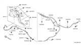 Diagram for 2020 Nissan Armada Parking Brake Cable - 36530-1LA0A