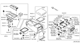 Diagram for 2017 Nissan Armada Cup Holder - 68430-1LA4A