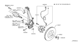 Diagram for Nissan Armada Wheel Bearing - 40202-1LA2A