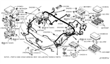 Diagram for 2014 Nissan Pathfinder Fuse Box - 24383-64U00