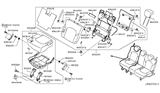 Diagram for 2017 Nissan Armada Seat Cushion - 89300-5ZU2E