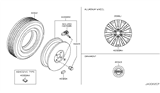 Diagram for 2017 Nissan Armada Spare Wheel - D0C00-1A60C