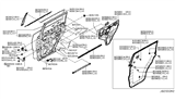 Diagram for 2017 Nissan Armada Door Hinge - 82401-JK000