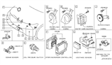 Diagram for Nissan Murano Air Bag Sensor - K8581-3JA0A