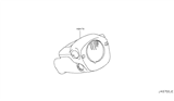 Diagram for Nissan Armada Steering Column Cover - 48470-1LA1A