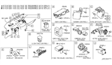 Diagram for Nissan Steering Angle Sensor - 47945-3TS0B