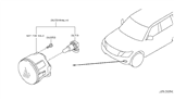 Diagram for 2020 Nissan Armada Fog Light - 26150-8994B