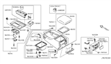 Diagram for 2017 Nissan Armada Cup Holder - 96962-1LA1A