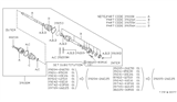 Diagram for 1986 Nissan Maxima Axle Shaft - 39100-16E00