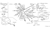 Diagram for 1988 Nissan Maxima Door Jamb Switch - 25360-42E10