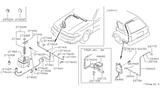 Diagram for Nissan Sentra Windshield Washer Nozzle - B8930-25A00