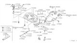 Diagram for 1986 Nissan Maxima Fuel Pump - 17040-16E11