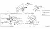 Diagram for 1988 Nissan Maxima A/C Switch - 27570-42E00