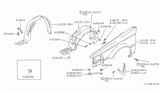 Diagram for 1985 Nissan Maxima Mud Flaps - 63850-01E88