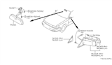 Diagram for 1987 Nissan Maxima Car Mirror - 96365-15E60