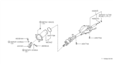 Diagram for 1987 Nissan Maxima Steering Column - 48805-42E00