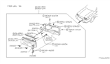 Diagram for 1987 Nissan Maxima Headlight - 26015-15E10