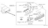 Diagram for 1988 Nissan Maxima Back Up Light - B6550-29E62