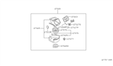 Diagram for 1985 Nissan Maxima Blower Motor Resistor - 27150-01E01