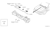 Diagram for 1986 Nissan Maxima Weather Strip - 66830-D4000