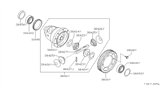 Diagram for 1987 Nissan Maxima Differential - 38421-21X05