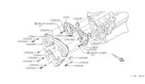 Diagram for 1985 Nissan Maxima Timing Cover - 13500-26E00