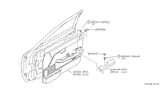 Diagram for 1986 Nissan Maxima Armrest - 80940-28E11