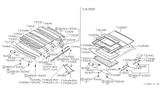 Diagram for 1987 Nissan Maxima Sun Visor - 96401-42E03