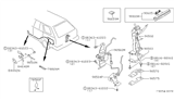 Diagram for Nissan Maxima Tailgate Lock - 90640-39E10