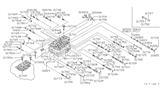 Diagram for Nissan Maxima Valve Body - 31705-21X65
