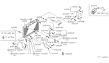 Diagram for 1985 Nissan Maxima Radiator - 21400-16E00