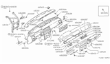 Diagram for 1986 Nissan Maxima Glove Box - 68500-42E00