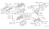 Diagram for 1987 Nissan 300ZX Exhaust Pipe - 14012-V5202